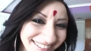 Curvy sexy Indian with big tits fucks hard cock Video
