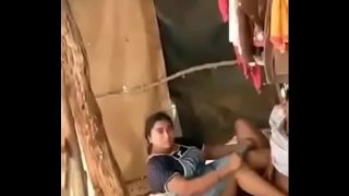 Desi horny couple in a tent Video