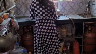 horny husband fucking her sister in law in the kitchen Video