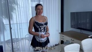 Humiliated Maid Performs Oral and Intercourse to Keep Her Job Video